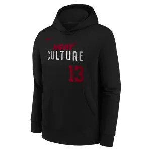 Bam Adebayo Nike HEAT Culture Name & Number Youth Hoodie