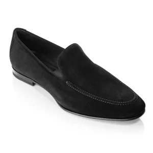 Beamon Black Suede Slip on