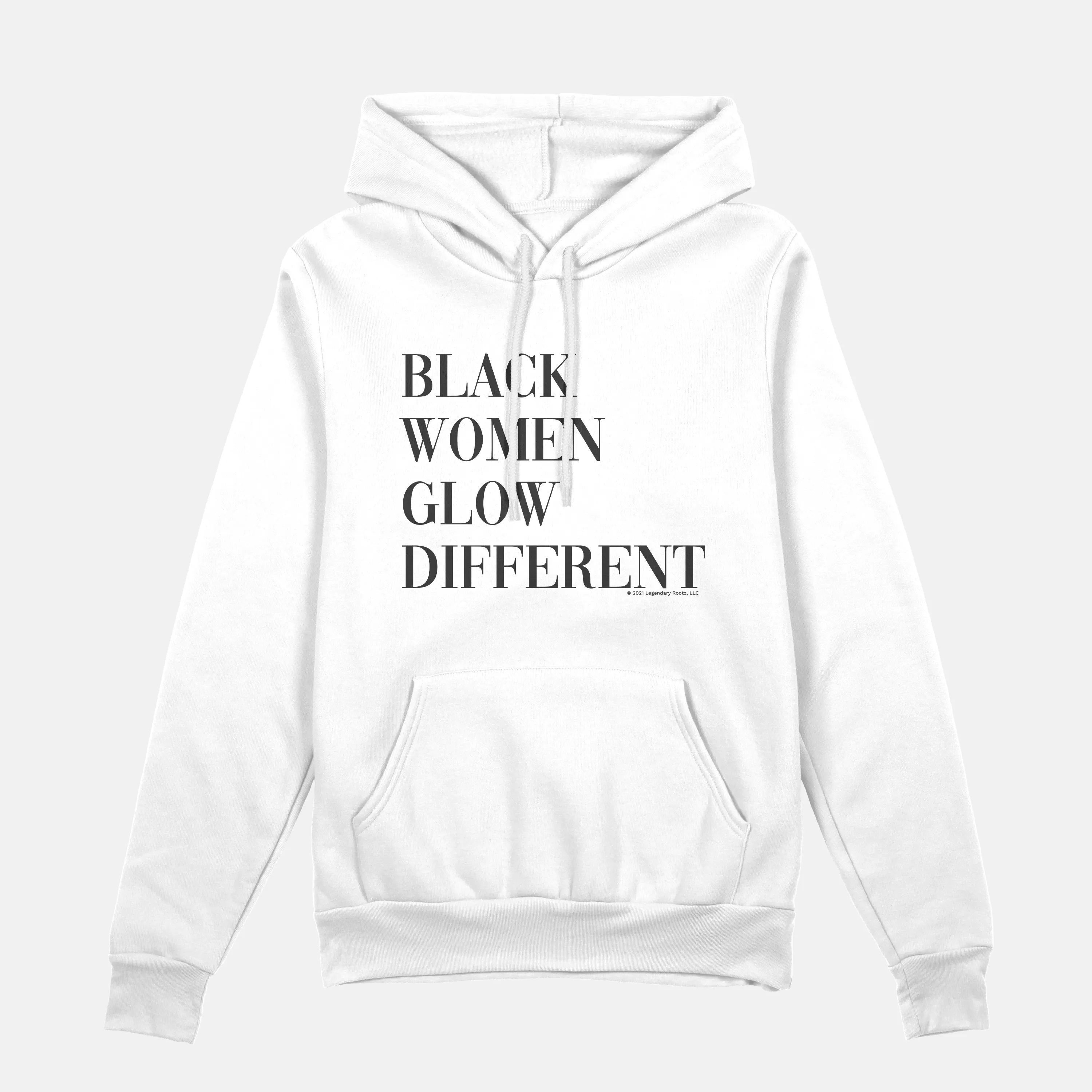 Black Women Glow Different Hoodie