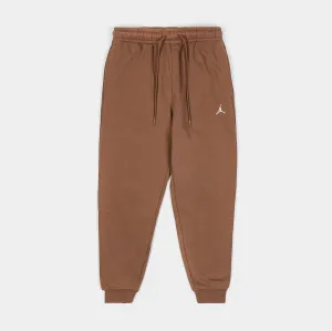 Brooklyn Fleece Joggers Mens Pants (Brown/White)