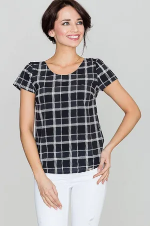 Chic Checkered Top by Lenitif