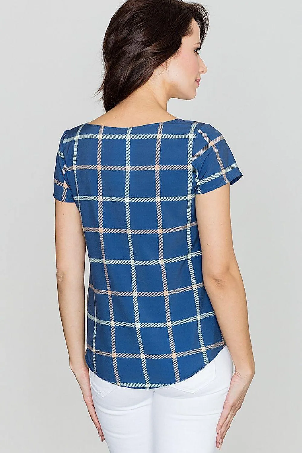 Chic Checkered Top by Lenitif