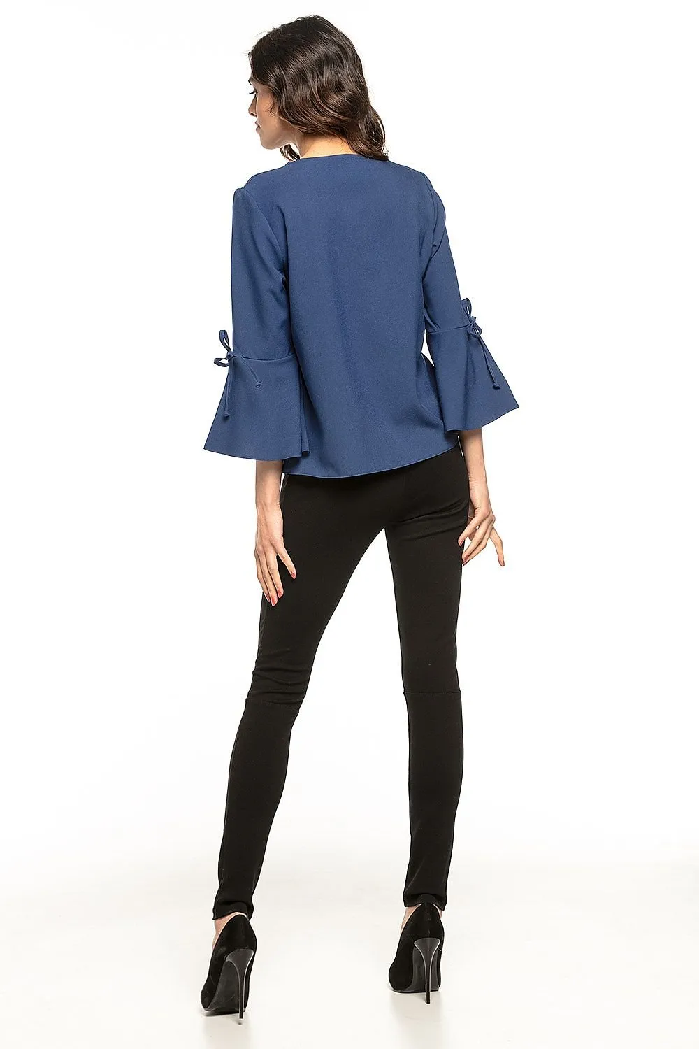 Chic Ruffled Sleeve Top