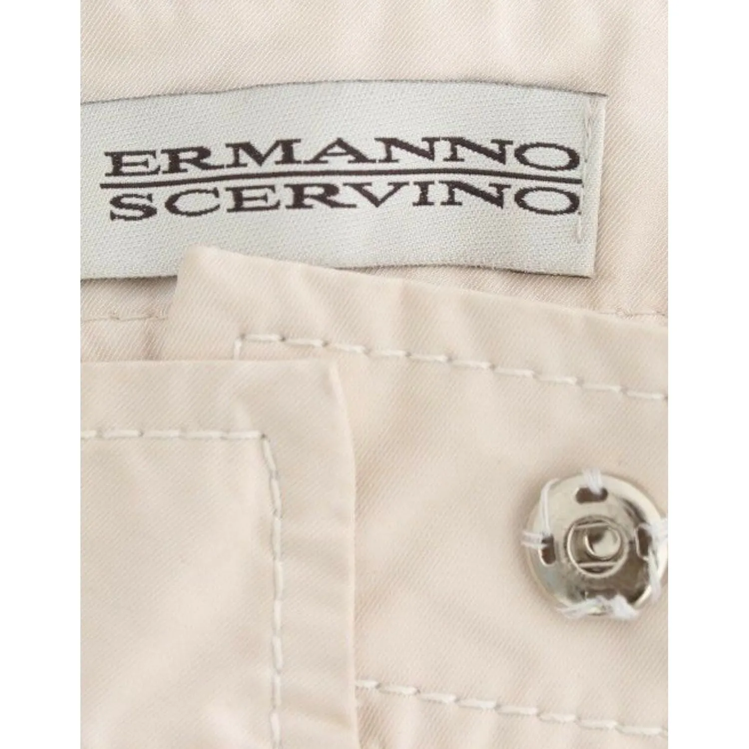 Ermanno Scervino Chic Beige Chino Pants - Elegance Redefined