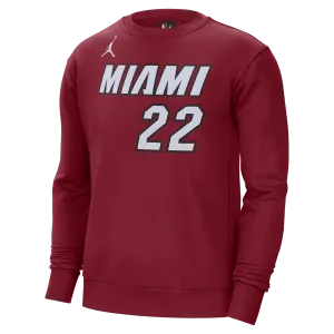 Jimmy Butler Jordan Brand Statement Red Name & Number Crewneck