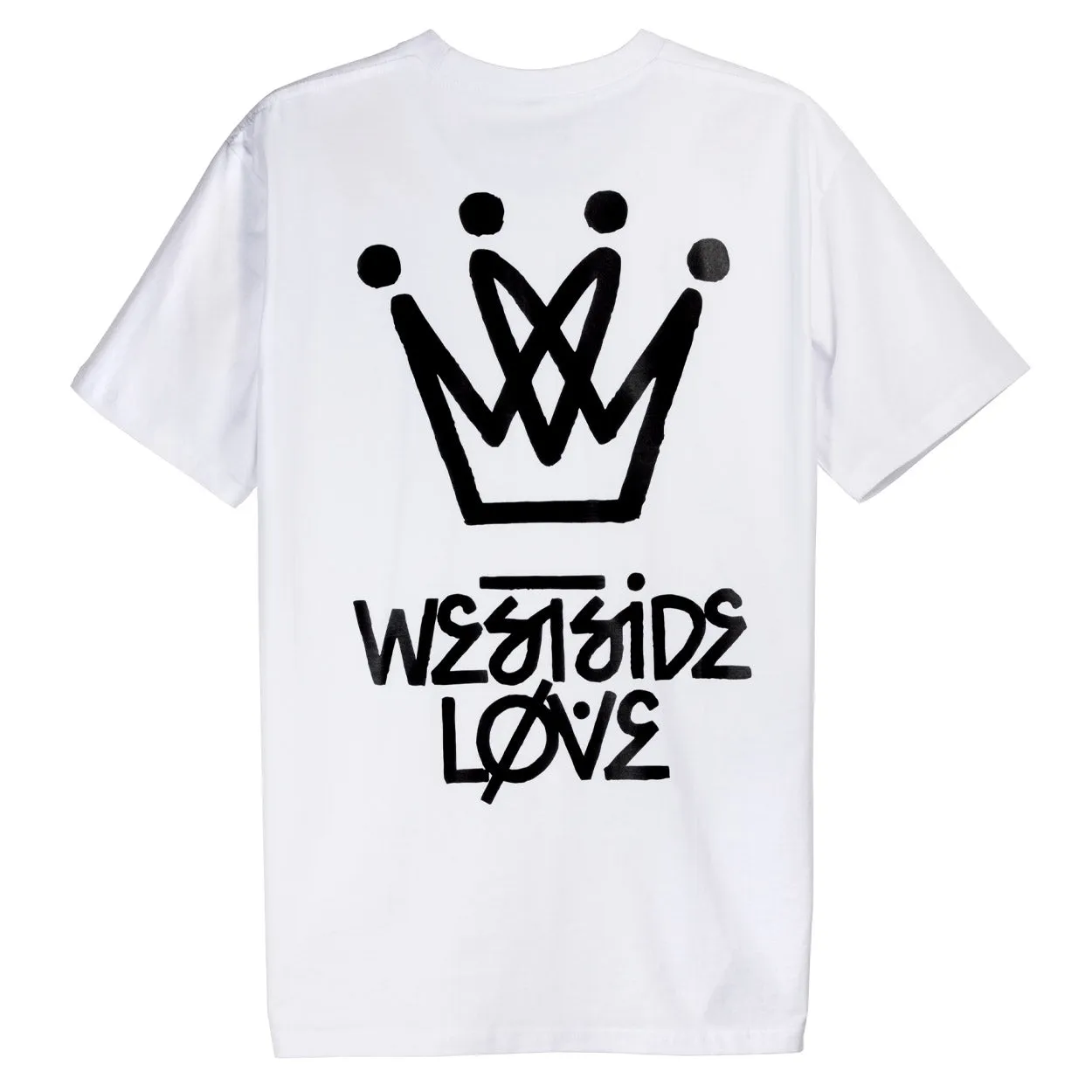 King of Hearts White Heavy Weight Tee