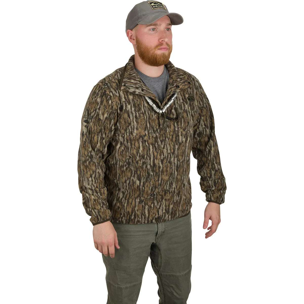 MST Camo Camp Fleece 1/4 Placket Pullover