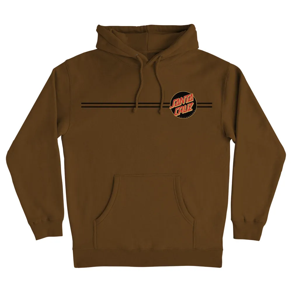 Santa Cruz Other Dot Mens Hoodie - BROWN/BLACK SUNSET