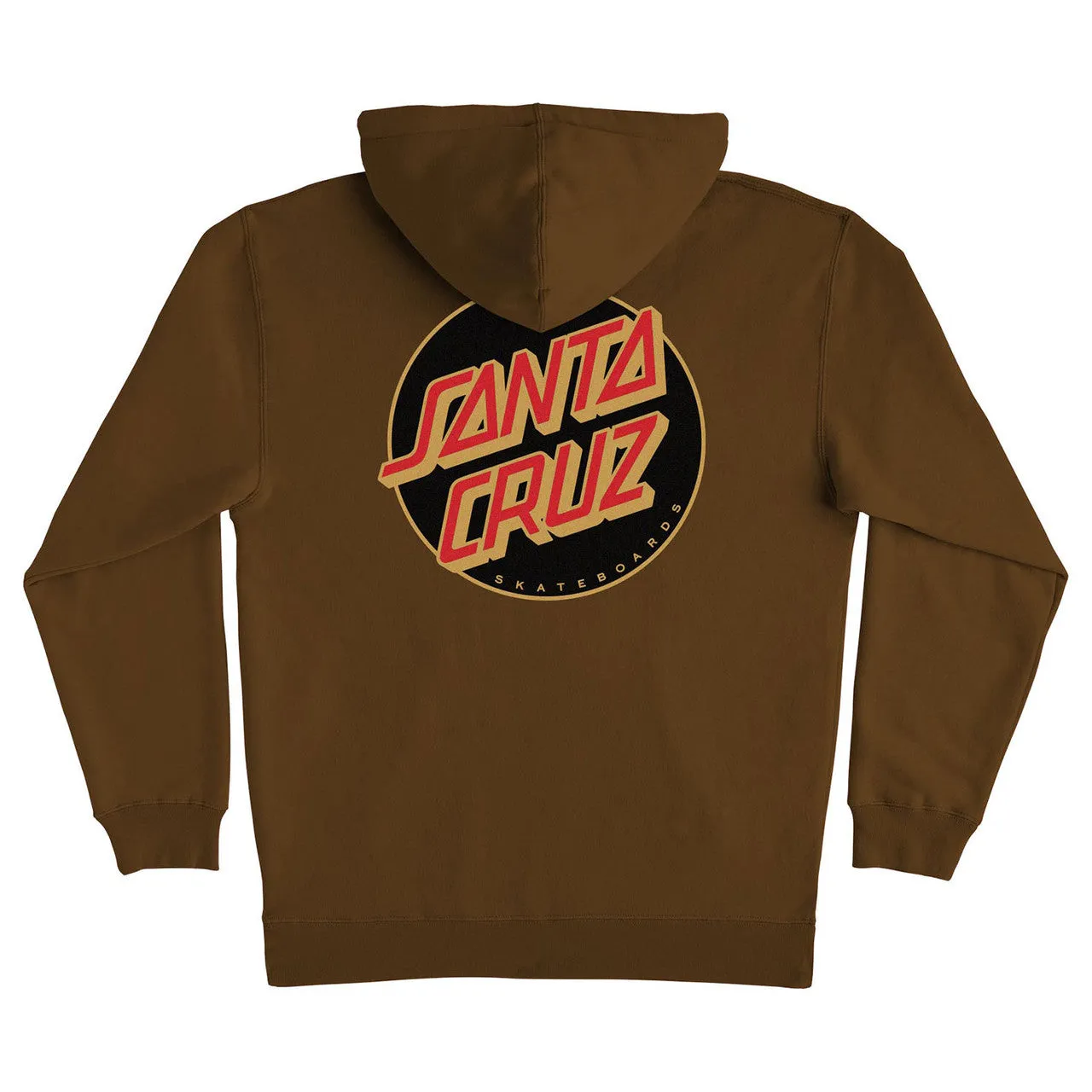 Santa Cruz Other Dot Mens Hoodie - BROWN/BLACK SUNSET