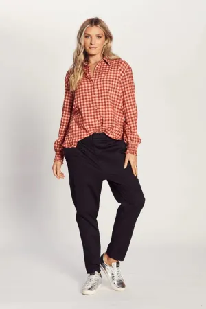 The Others - The Relaxed Shirt - Rust / Peach Gingham