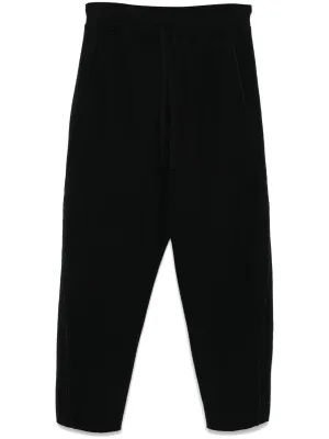 TRANSIT CROPPED BOILED-WOOL TROUSERS