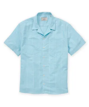 Windowpane Camp Shirt