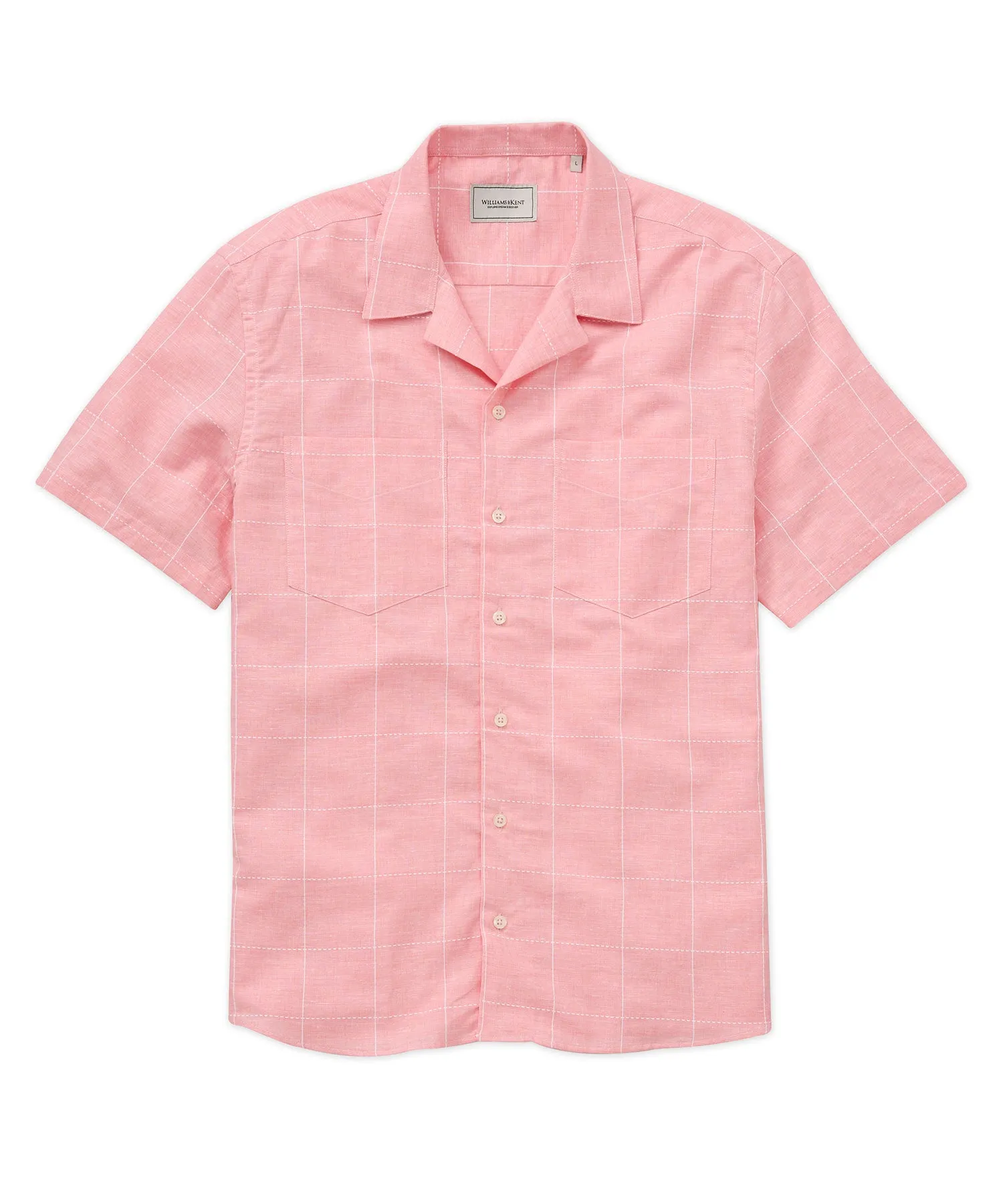 Windowpane Camp Shirt